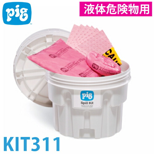 【新品未使用品】Pig KIT320 スピルリスポンスバッグ　吸収材 スピルリスポンスバッグ ピグ 薬災防止 【通販モノタロウ】