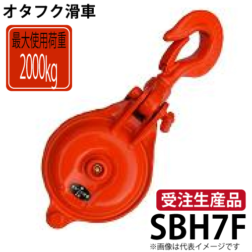 【楽天市場】オタフク滑車 シャックル式2車 SBW5F 使用荷重