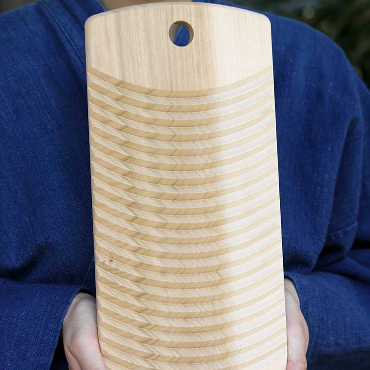 楽天市場】洗濯板（小サイズ・両面使用可能）木工職人の手作り