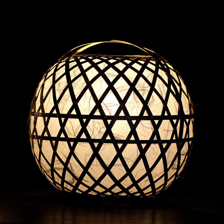 楽天市場】【受注生産 お届けまで約2週間】虎竹フロアライト(丸)大