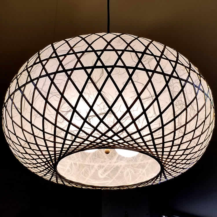 楽天市場】【受注生産 お届けまで約2週間】虎竹照明丸筒ライト 4畳半用