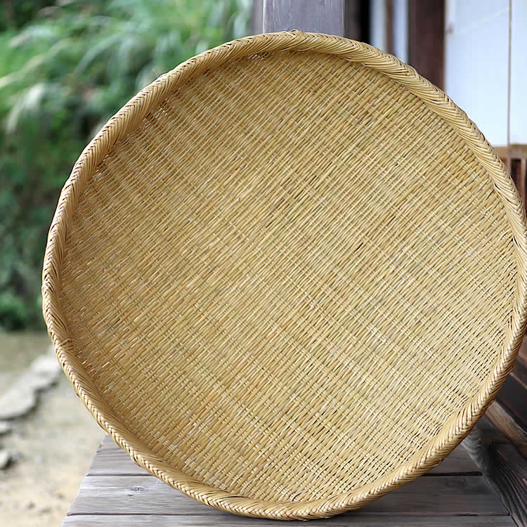楽天市場】匠の網代編み竹ざる 60cm : 虎斑竹専門店 竹虎