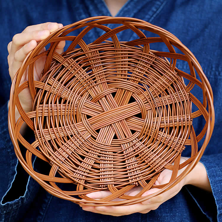 シダ編みかご　国産天然 シダ編みかご 国産天然 シダ編みかご（中） | 虎斑竹専門店 竹虎 シダ