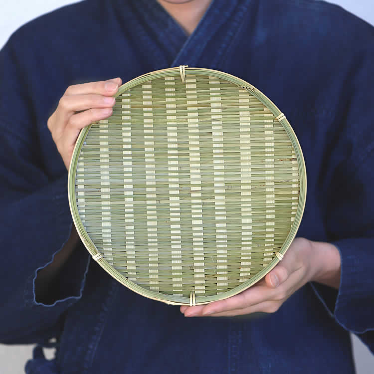 楽天市場】スズ竹箕ざる(片口ざる) : 虎斑竹専門店 竹虎