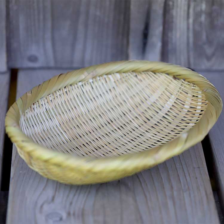 楽天市場】秋田県角館イタヤ細工 イタヤ長方形パンかご 四つ目編み