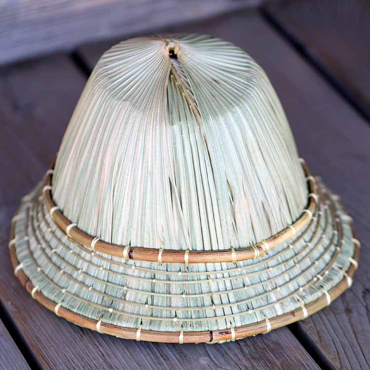 虚無僧竹編み笠 虚無僧 天蓋 笠 藁 時代劇 竹編み 竹製 仏教 仏具 工芸品 骨董品