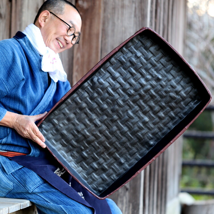 楽天市場】一閑張り買い物かご（小） : 虎斑竹専門店 竹虎