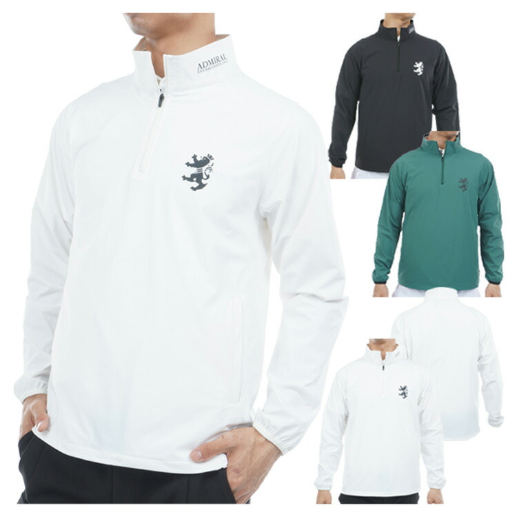 楽天市場】アドミラルゴルフ 長袖 フルジップ キルト フリース