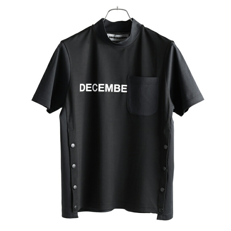 ディセンバーメイ　半袖　S モックネック 未使用品 レディース ディセンバーメイ DECEMBERMAY 半袖シャツ