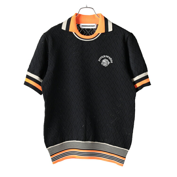 ディセンバーメイ　メンズ　ゴルフウェア ディセンバーメイ ゴルフ ニット メンズ 長袖 クルーネック