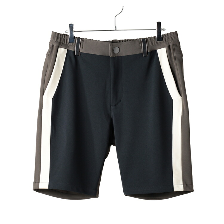【365日出荷対応】 ディセンバーメイ ゴルフ ショートパンツ メンズ パンツ ストレッチ 吸汗速乾 UVカット スリム テーパード レギュラーフィット バイカラー 無地 ゴルフウェア ブランド 1-505-2109 DECEMBERMAY|WEBGOLFSHOP TAKEUCHI
