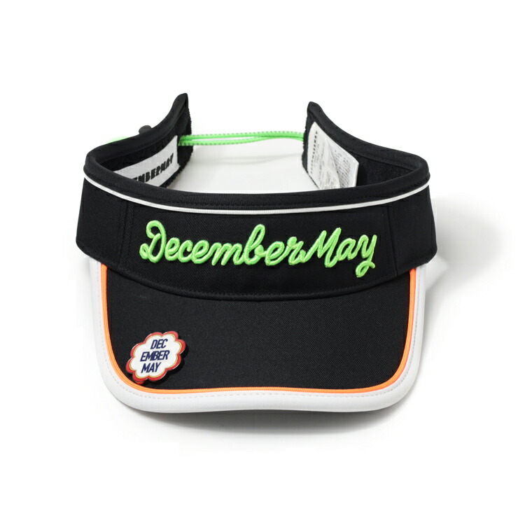 December May バイザー ベージュ ディッセンバーメイ DM フロントロゴハニカムメッシュサン