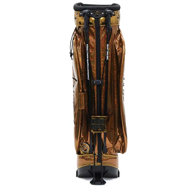 48400円の品　新品未使用クアルト ユナイテッド　キャディバッグ クアルトユナイテッド スタンド式エナメルEDGE キャディバッグ