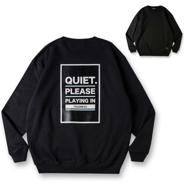 バンデル ゴルフ メンズ クルーネック トップス スウェット トレーナー ゴルフウェア ブランド 無地 黒 ブラック レア 春 夏 秋 Bg Qtcns002 Bandel 限定特価