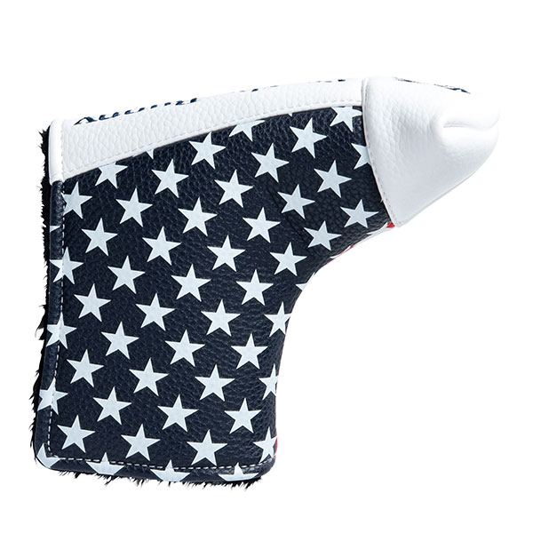 月間優良ショップ受賞 サイコバニー ゴルフ パターカバー ピンタイプ マグネット ブレード メンズ レディース ヘッドカバー フラッグ 白 ホワイト Psycho Bunny Pbmg1fh2 Sermus Es