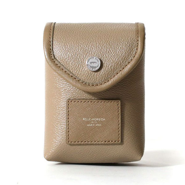 ペッレモルビダ ゴルフ スコープポーチ ブランド 撥水 フック付 牛革 ナイロン 計測器 トープ レア ゴルフ