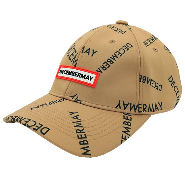 ディセンバーメイ ゴルフ キャップ メンズ レディース 帽子 ゴルフキャップ 抗菌 吸水速乾 防臭 Uvカット 総柄 ベージュ ブランド 3 999 5016 Decembermay Tokyo New