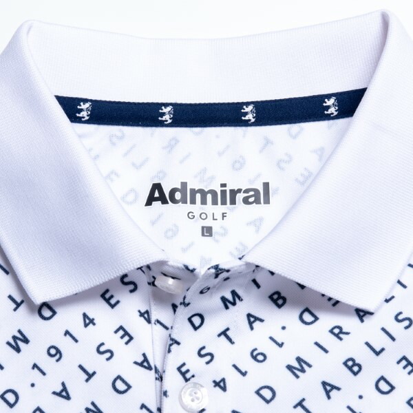 月間優良ショップ受賞 アドミラルゴルフ ポロシャツ 半袖 メンズ シャツ ポロ 吸水速乾 ストレッチ ゴルフウェア ロゴ 総柄 白 紺 緑 黄 ピンク ブランド Admiral Golf Adma6 Southwestne Com