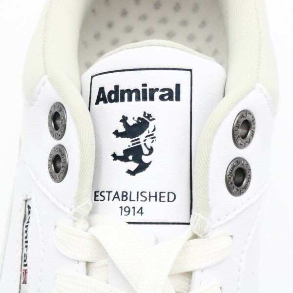 安心と信頼 アドミラルゴルフ シューズ メンズ レディース ゴルフシューズ スパイクレス 鋲なし スニーカー 紐 紐靴 3 5e 靴 無地 白 ホワイト Admiral Golf Adms2a Whitefield Org