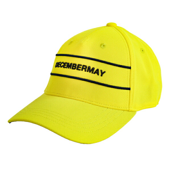 DECEMBERMAYメッシュキャップ イエロー 楽天市場】【365日出荷対応】 ディセンバーメイ ゴルフ キャップ