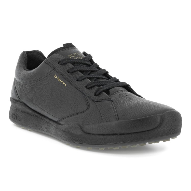 ECCO ゴルフシューズ　24cm  39 黒 レザー ECCO ゴルフシューズ24cm 39 黒 レザー