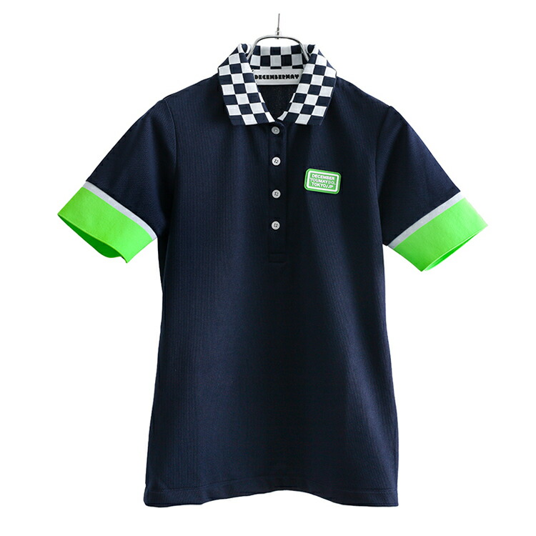 DECEMBERMAY ディセンバーメイ　レディース　ポロシャツ ディセンバーメイ ゴルフ ポロシャツ レディース 半袖 シャツ