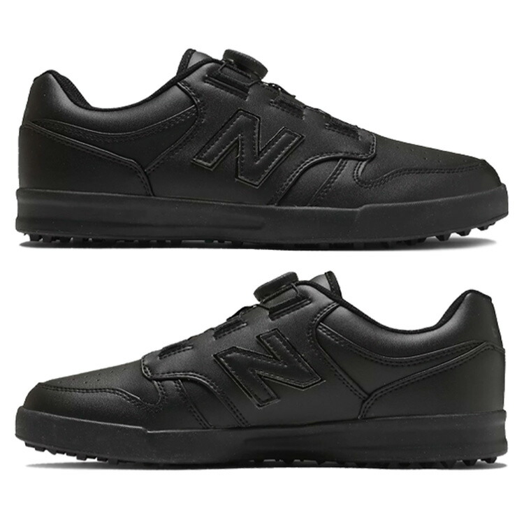 美品 New Balance MGS574 ブラック ゴルフシューズ25.5 NEW BALANCE (ニューバランス) ゴルフシューズ メンズ SIZE 25.5