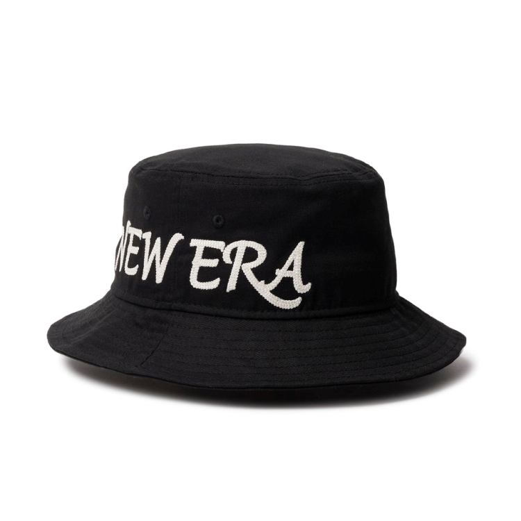 MURRAL bucket hat バケットハットエンブロイダリー ブラック MURRAL bucket hat バケットハットエンブロイダリー ブラック