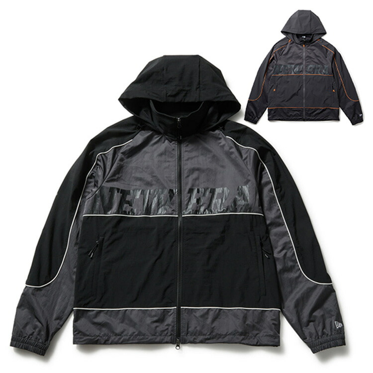 【365日出荷対応】 ニューエラ ゴルフ ウィンドジャケット メンズ レディース 長袖 ジャケット リップストップ ゴルフウェア ブランド 無地 14859898 14859899 NEW ERA 春 夏 秋