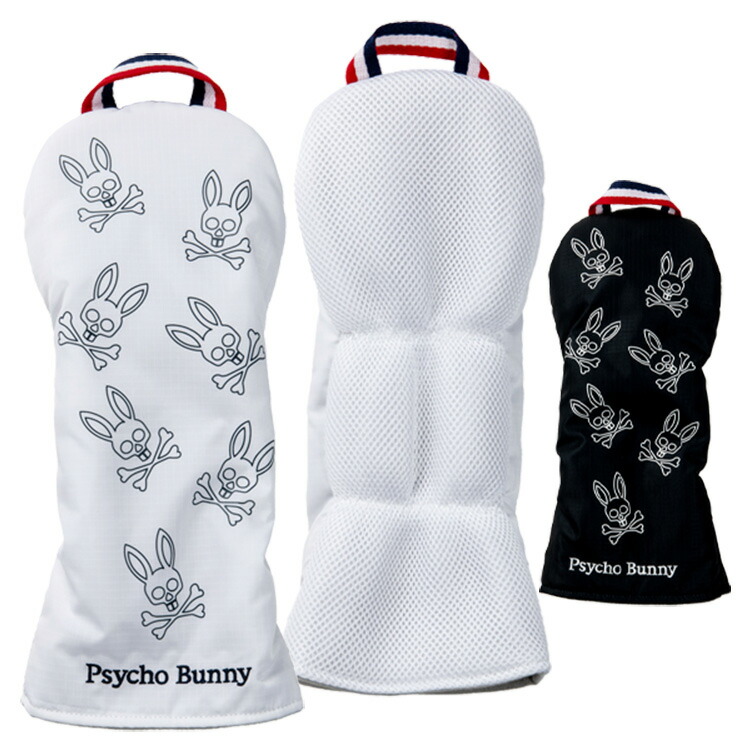 新品同様！Psycho Bunny アイアン用ヘッドカバー 8個セット Psycho Bunny サイコバニー New Era コラボ ドライバー用ヘッドカバー