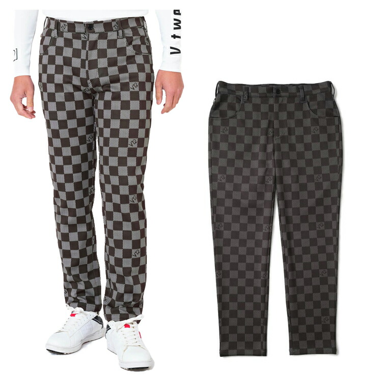 楽天市場】V12 ゴルフ メンズ パンツ ダンボールニット ストレッチ