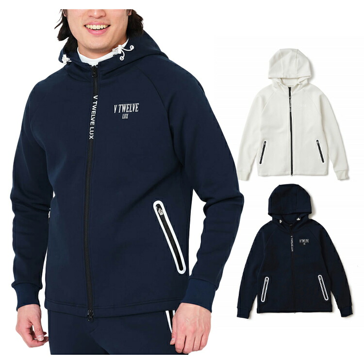 楽天市場】【365日出荷対応】 V12 ゴルフ パーカー メンズ 長袖 プル