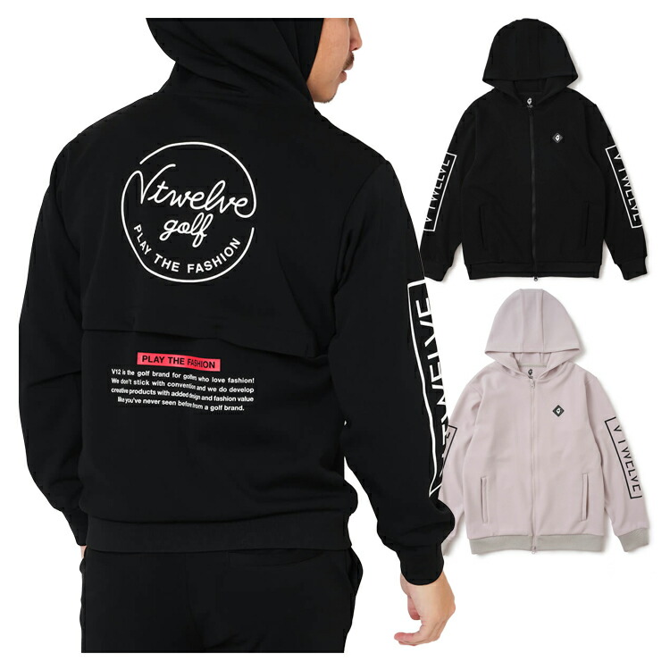 楽天市場】【セール対象】 V12 ゴルフ パーカー メンズ 長袖 プル