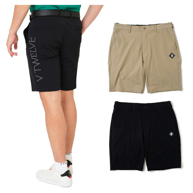 【365日出荷対応】 V12 ゴルフ ショートパンツ メンズ 軽量 ストレッチ 短パン ハーフパンツ ウエストゴム 無地 ロゴ シンプル ゴルフウェア ブランド ロゴ V122610-HP10 17,710円