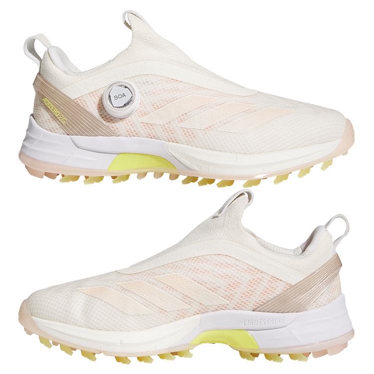 adidas ゴルフシューズ BOAシステム ホワイト/グリーン adidas Golf アディダスゴルフ 日本正規品 ジュニア TOUR ツアー