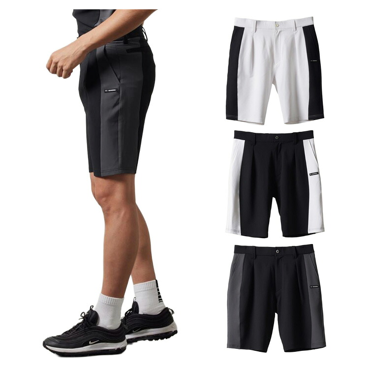 【月間優良ショップ受賞】 バンデル ゴルフ パンツ メンズ ハーフパンツ ズボン 吸水速乾 接触冷感 UVカット 透け防止 ゴルフウェア ブランド ライン ロゴ BGS-4SSSHP BANDEL GOLF|竹内ゴルフ 店