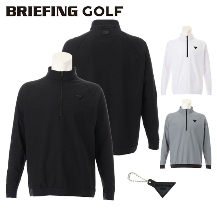 ブリーフィング長袖ポロシャツ BRG243M31-010 ブラックＬ 楽天市場】ブリーフィング ゴルフ ポロシャツ メンズ 長袖