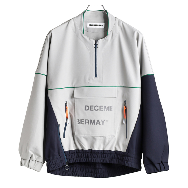 ディセンバーメイ モックネックシャツ　ハーフジップ　吸水速乾　ゴルフ ディセンバーメイ モックネックシャツ ハーフジップ 吸水速乾