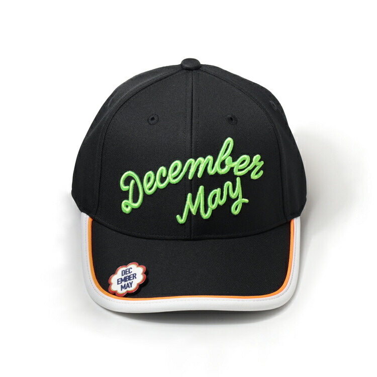 楽天市場】ディセンバーメイ キャップ 白×マルチカラー ロゴ刺しゅう