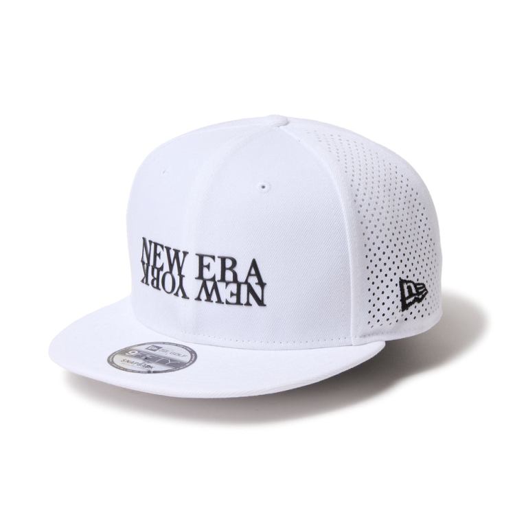 ニューエラ ゴルフ キャップ メンズ レディース 帽子 レーザーパフォーテッド可能 9FIFTY 14669064 NEW ERA ブランド 無地 シール フラットバイザー