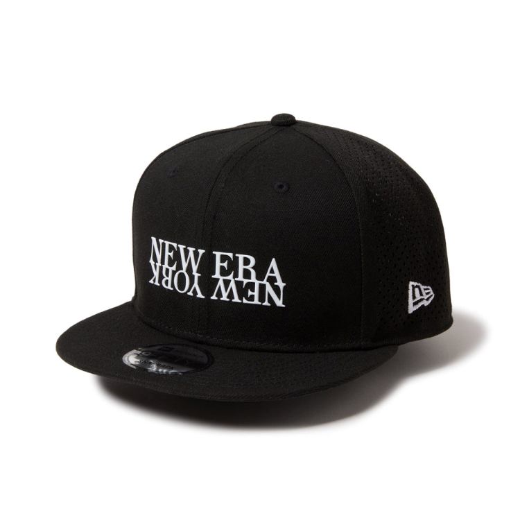 ニューエラ ゴルフ キャップ メンズ レディース 帽子 レーザーパフォーテッド可能 9FIFTY 14669065 NEW ERA ブランド 無地 シール フラットバイザー