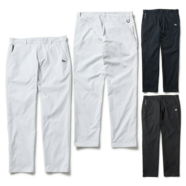 ニューエラ ゴルフ パンツ メンズ レディース テーパードパンツ 長ズボン ストレッチ ゴルフウェア ブランド 無地 14859902 14859903 14859905 NEW ERA 春 夏 秋