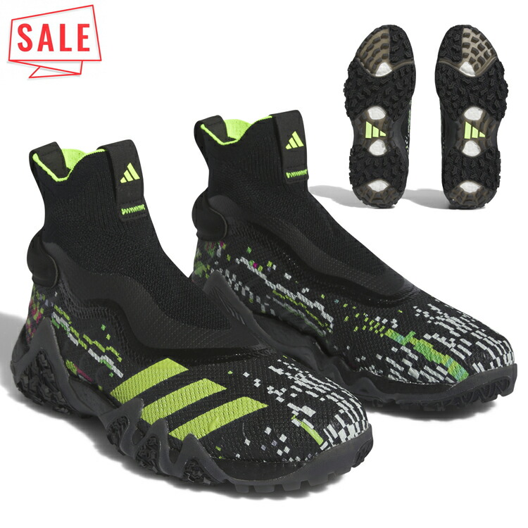 adidas - アディダス ゴルフシューズ 白×グレー スパイクレス コードカオス EE9102 メンズ 26.5 ゴルフウェア adidas アディダス ゴルフシューズ 白×グレー スパイクレス コード