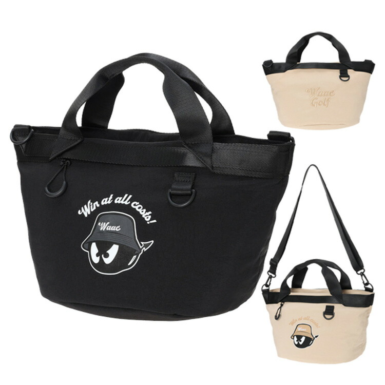 新品 WAAC 2way ゴルフバッグ 刺繍 ロゴ ミニトート 新品 WAAC 2way ゴルフバッグ 刺繍 ロゴ ミニトート