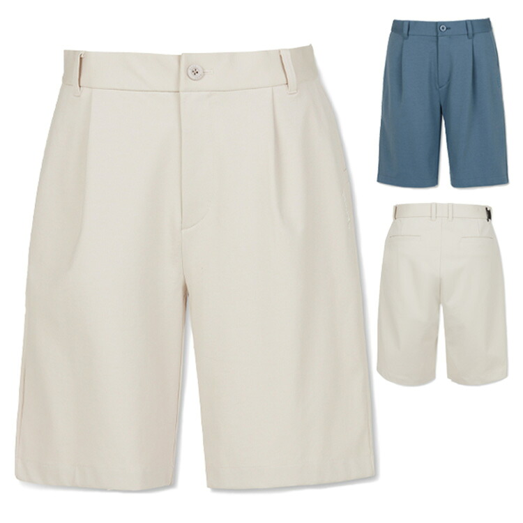 ワック ゴルフ パンツ コラボ メンズ ショートパンツ ハーフパンツ UVカット ストレッチ ゴルフウェア 無地 ブランド 072254413 WAAC