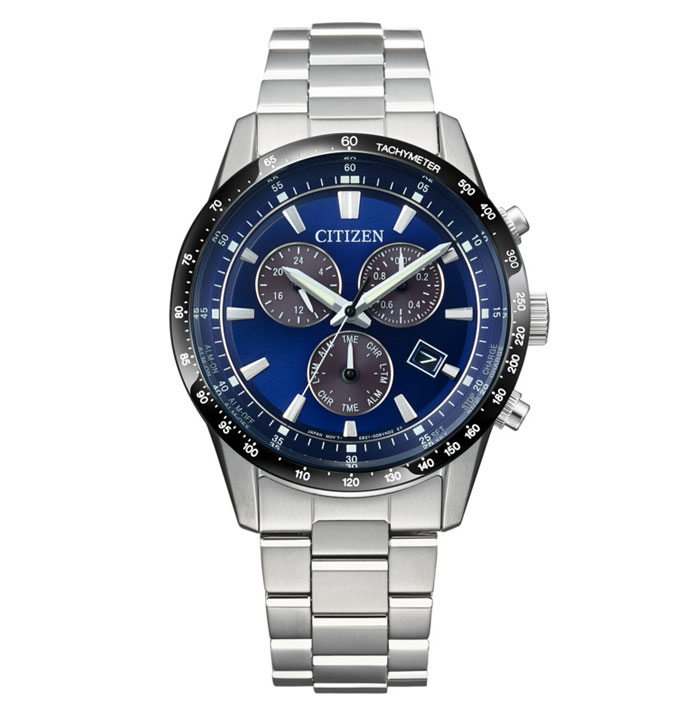 【送料無料!】CITIZEN COLLECTION BL5614-59L　光発電 エコ・ドライブ　クロノグラフ　メンズ
