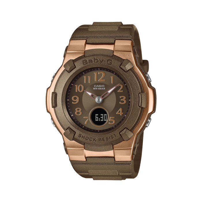 【貨物輸送無料!】BABY-G もの言う花G 電磁波ソーラーBGA-1100DC-5AJF レディースウオッチ CASIO カシオDark Colors
