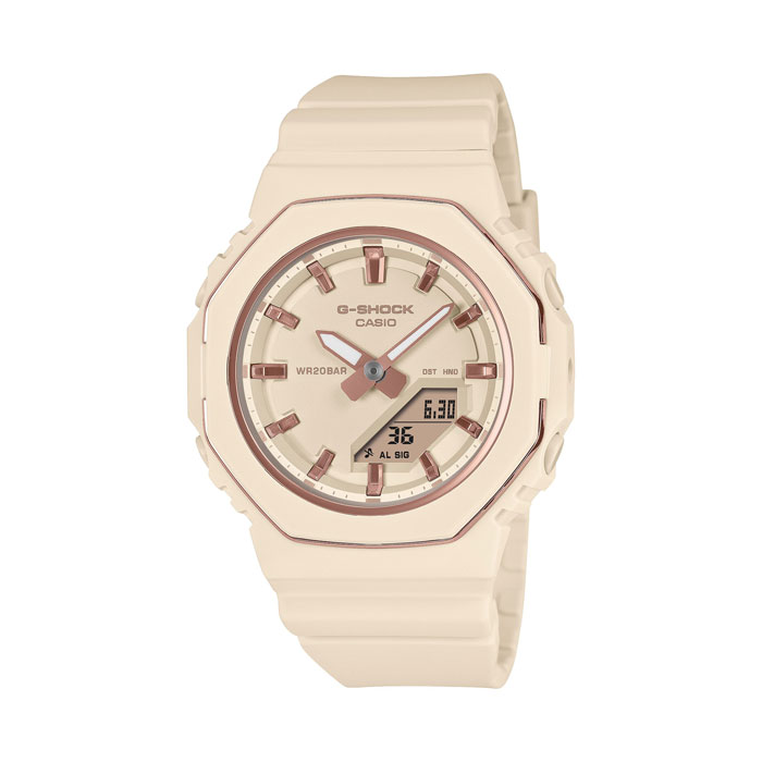 【貨物輸送無料!】G-SHOCK Gぼうぜん自失 WOMEN 成人女性GMA-P2110-4AJF 男女兼用ウォッチ CASIO カシオP2100 Metallic Bezel Ring 腕時計-レディース腕時計
