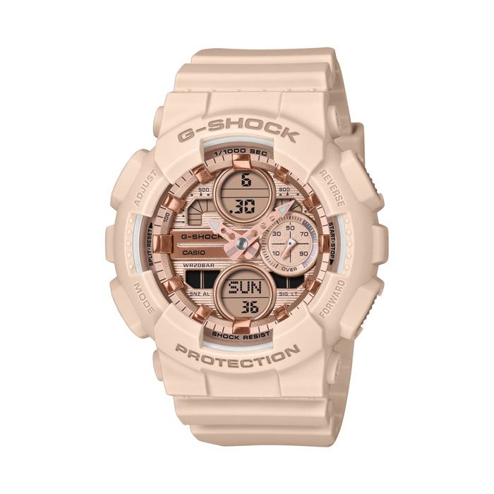 【送料無料】G-SHOCK Gショック WOMEN ウーマンGMA-S140PG-4AJF 男女兼用腕時計 CASIO カシオPINK GOLD DIAL