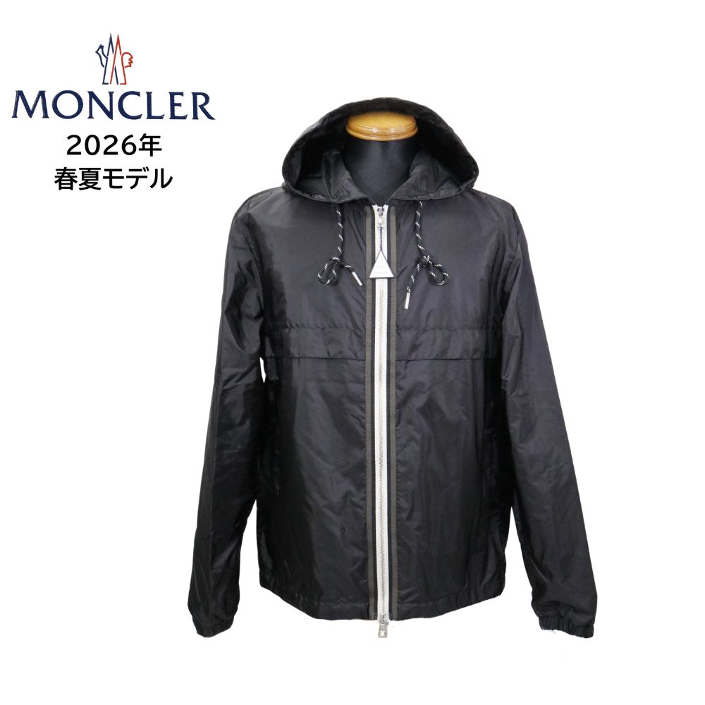 MONCLER NIDGE ジップアップ ジャケット 1A00112 539ZD ブラック BLACK 黒  選べるサイズ